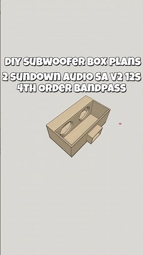 2 sundown audio sa v2 15s 4th order DIY Subwoofer Box Plans