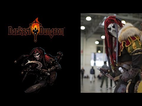Darkest Dungeon Jester Musketeer and Plague Doctor Cosplay at Comic Con Russia 2019