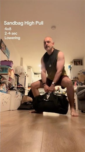 Sandbag High Pulls 4x8 – RDX Training Guide