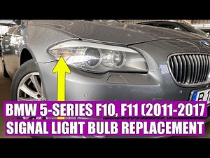 TUTORIAL: How to replace turn indicator / signal light bulb BMW 5-Series GT F10, F11, F07 IN 7 STEPS