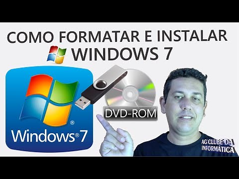 Como Formatar o PC e Instalar Windows 7, pelo Pendrive ou DVD