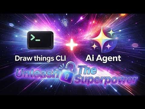 Draw Things CLI Beginner’s Guide! Unlock the Superpower of AI Agent Image Generation！