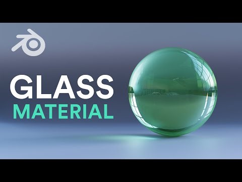Easy Glass Material in Blender 3D for Beginners Render Compisiting Realistic Transparent