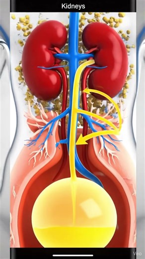 How the Human Urinary System Works💧#shorts #miracleinmotion #urinary system