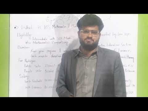 What is BS Mathematics & Statistics | Scope of BS MS | Fee of BS MS | Merit of BS MS | Jobs of BS MS