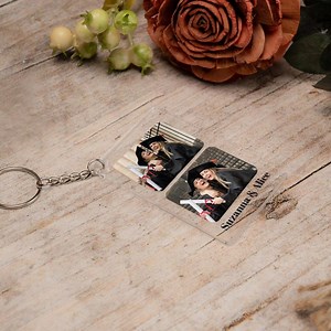 College Graduate Photo Keychain, Personalized Keychain With Picture, Graduation Day Gifts, Custom Text and Name Keychain, Acrylic Keychain - Etsy