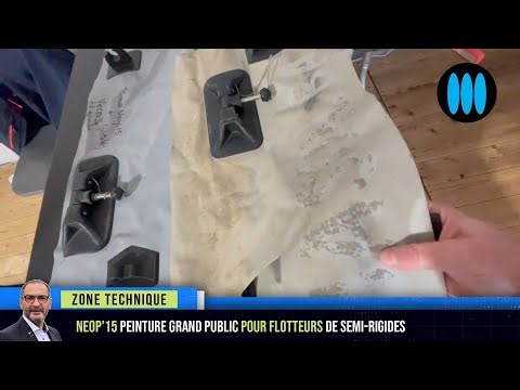 NEOP'15 - repeindre les flotteurs fânés d'un bateau semi-rigide