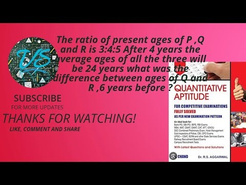The ratio of present ages of P ,Q and R is 3:4:5 After 4 years........