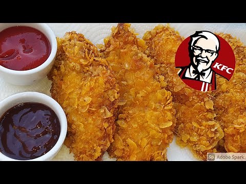 how to make crispy tenders KFC