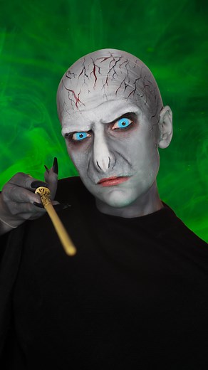 223K views · 2.8K reactions | Harry Potter. The boy who lived. Come to die... VOLDEMORT  that kind of has a squidward nose 藍 this was very challenging, but fun to film! #sophiehannahween #sophiehannah #voldemort #voldemortmakeup #halloweenmakeup #harrypotter #halloweencostumes | Sophie Hannah | Facebook