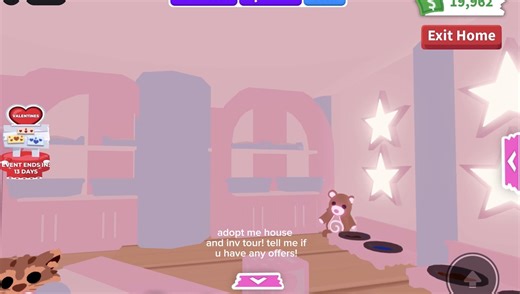 adopt me house and inv tour! (tell me if u have offers or have my lfs!) || #adoptme