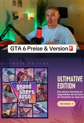 Die Preise der GTA 6 Vorbestellung, die Versionen und die Uhrzeit sind da! #gta6 #gta6leaks #vorbestellung