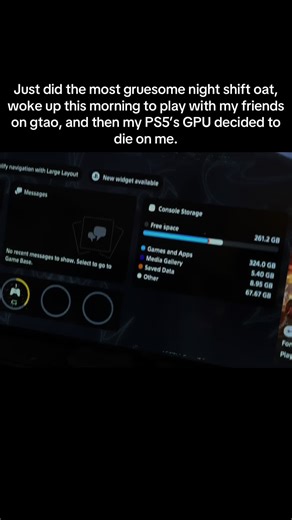 It met the same fate as my fat model ps3, and I got not warranty at all for it, so now I gotta get it either repaired if possible, or buy another ps5 again 😭🙏 #ps5 #pov