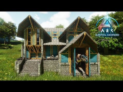 How to Build a House with Dino Pen in ARK Survival Ascended