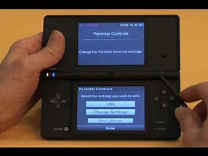 Setting DSi Parental Controls