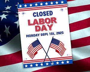 Closed for Presidents Day Printable Sign, Presidents Day Closed Sign, Closed for the Holiday Sign, Closed for Presidents Day Sign - Etsy