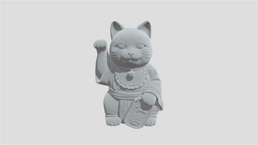 Kitty Cat - 3D model by javix2k10