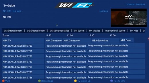 MyWifi.TV Live TV on 3.0 APK