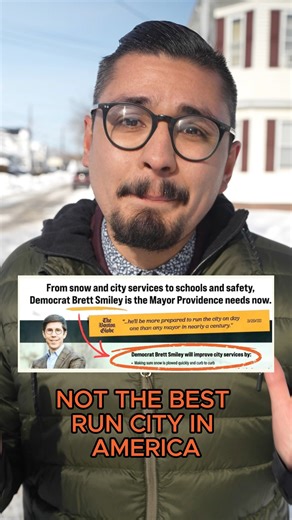School buses stuck on the road, unplowed streets, and blocked driveways. What we’re seeing in Providence is NOT the “best run city in America”. | David Morales for Providence Mayor