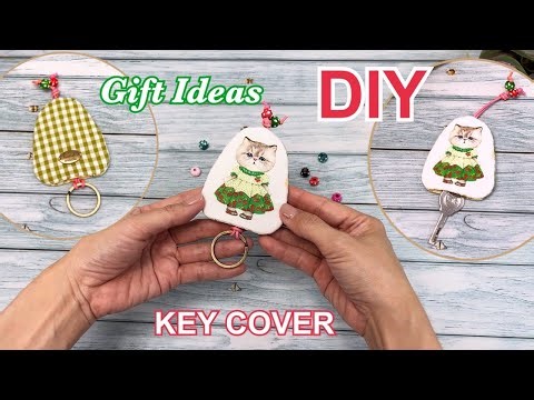 Easy Diy Cute Key Cover Sewing Tutorial ,Step by Step | For Gift Ideas How to Sew Cute Key Chain |