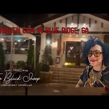 Hidden Gem in Blue Ridge GA | Black Sheep Restaurant Honest Review
