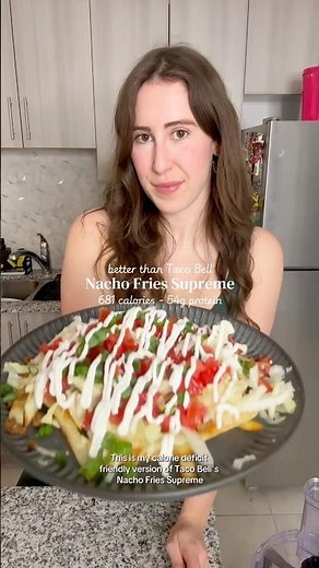 Easy High Protein Loaded Nacho Fries