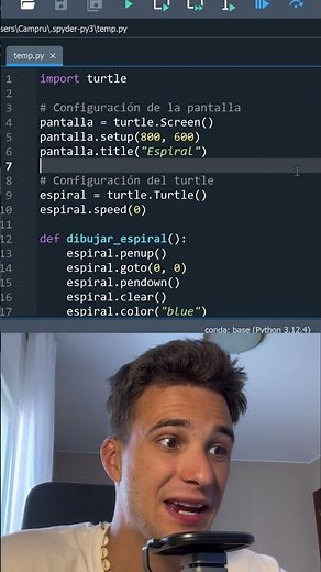 Crea un Espiral en Python 🌀🐍