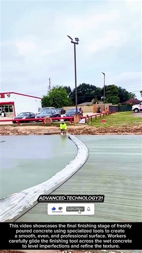 Concrete Finishing Process – Achieving a Smooth & Perfect Surface !! #innovation #tool #tools