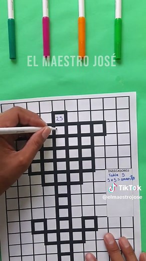 Flores Pixel Art Ideas para Educación Preescolar