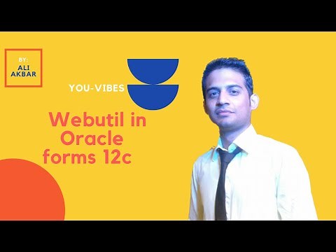 How to Configure Webutil in Oracle Forms 12C || Oracle Developer Tutorial 5
