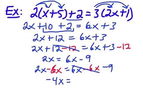 Solving Linear Equations with Distribution