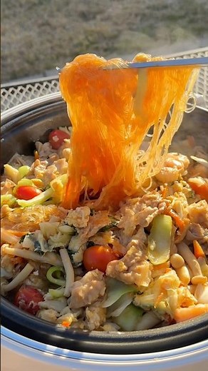 Easy Glass noodles stir fry #stirfryrecipes