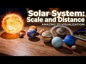 How Big Is the Solar System? Planets Size and Distance.