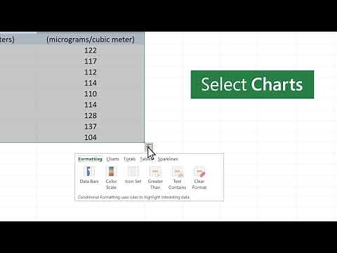 Analyze your data quickly in Excel
