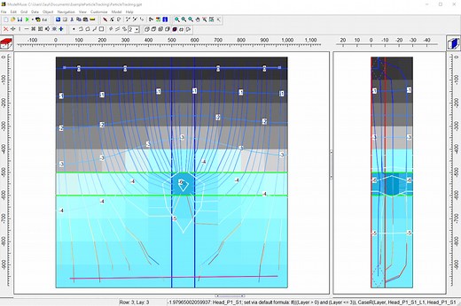 Example of Particle Tracking Modeling with MODPATH in Model Muse — Hatari Labs