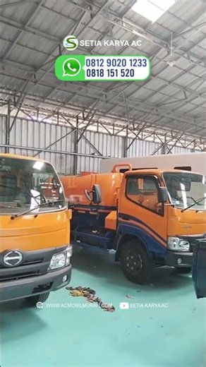 instalasi Pemasangan AC Truk Hino Dutro