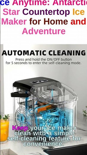 Chill Out with the Antarctic Star Ice Maker Your Ultimate Ice Solution.