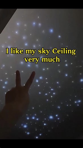 Dreamy Starry Sky Ceiling Installation