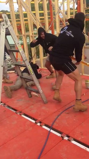 6M views · 20K shares | 'We created a WWE ladder match on the building site'  | LADbible | Facebook