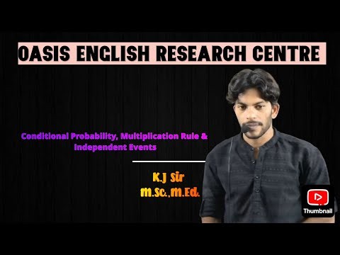 Conditional Probability, Multiplication Rule & Independent Events | Complete Concept | ft. KJ Sir