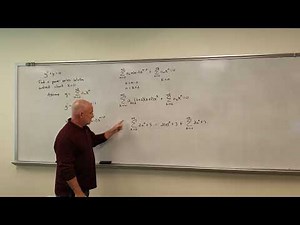 Power Series Solutions Part 1