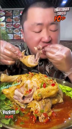 MUKBANG | EATING WHOLE CHICKEN | Slow Roast Chicken | Slow Braised Whole Chicken Eating ASMR