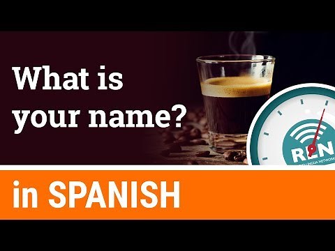 How to say "my name is..." and ask "what's your name?" in Spanish - One Minute Spanish Lesson 6