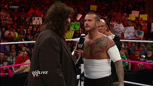 Mick Foley accepts CM Punk's challenge for Team Foley vs. Team Punk at Survivor Series: Raw, Oct. 29, 2012