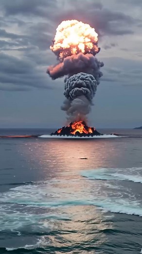 Somewhere in the ocean Earth just hit ‘reset’ 🌍💥 (AI Generated) | Everyday Life