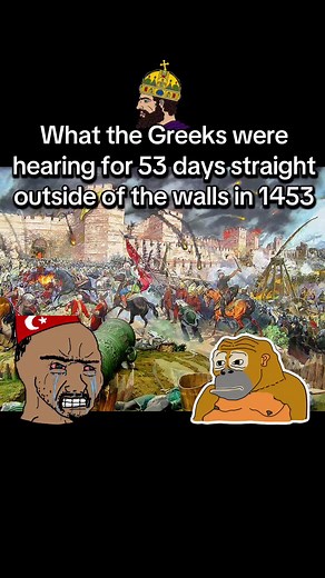 siege of Constantinople 1453 #fyp #byzantine #greece #romanempire #constantinople