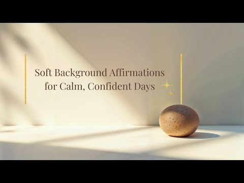 Soft Background Affirmations for Calm, Confident Days