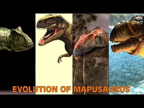 Evolution Of Mapusaurus In Movies, TV Shows, Documentaries, Games, & Paleo Media