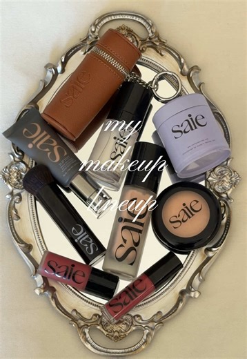 full face of @Saie makeup lineup, with a side of @rocky's matcha of course 💜 ft. the new cityset setting spray ✨#saiebeauty #saie #makeuproutine #cleanmakeup #creatorsearchinsights @Laney 💜