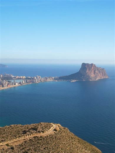Stunning Aerial Views of Calp, Spain
